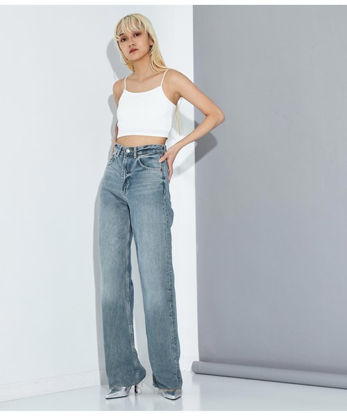 Settimissimo（セッティミッシモ）の「ショート丈 カップ付き キャミソール ブラトップ（キャミソール・レディース・ブラック/ホワイト・FREE）」の9枚目の写真