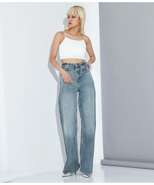 Settimissimo（セッティミッシモ）の「ショート丈 カップ付き キャミソール ブラトップ（キャミソール・レディース・ブラック/ホワイト・FREE）」の10枚目の写真