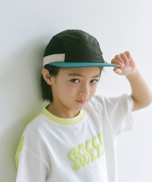 green label relaxing(グリーンレーベルリラクシング)の「ナミナミ リンガーTシャツ 100cm-130cm(Tシャツ/カットソー・キッズ・ライトピンク/クリーム/オフホワイト・110cm/100cm/120cm/130cm)」の21枚目の写真