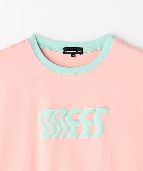 green label relaxing(グリーンレーベルリラクシング)の「ナミナミ リンガーTシャツ 100cm-130cm(Tシャツ/カットソー・キッズ・ライトピンク/クリーム/オフホワイト・110cm/100cm/120cm/130cm)」の18枚目の写真