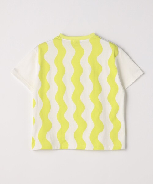 green label relaxing(グリーンレーベルリラクシング)の「ナミナミ リンガーTシャツ 100cm-130cm(Tシャツ/カットソー・キッズ・ライトピンク/クリーム/オフホワイト・110cm/100cm/120cm/130cm)」の9枚目の写真