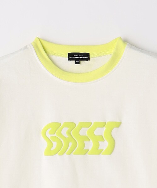 green label relaxing(グリーンレーベルリラクシング)の「ナミナミ リンガーTシャツ 100cm-130cm(Tシャツ/カットソー・キッズ・ライトピンク/クリーム/オフホワイト・110cm/100cm/120cm/130cm)」の8枚目の写真