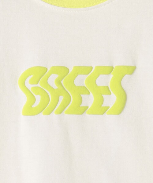 green label relaxing(グリーンレーベルリラクシング)の「ナミナミ リンガーTシャツ 100cm-130cm(Tシャツ/カットソー・キッズ・ライトピンク/クリーム/オフホワイト・110cm/100cm/120cm/130cm)」の7枚目の写真