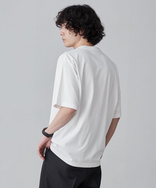 coen(コーエン)の「【WELLTECT】boxロゴプリントTシャツ(WEB限定カラー)(Tシャツ/カットソー・メンズ・ホワイト/ライトグレー/ロイヤルブルー・S/XL/L/M)」の8枚目の写真