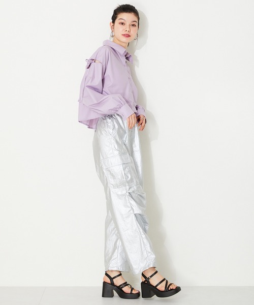 ORiental TRaffic（オリエンタルトラフィック）の「ナローストラップ厚底サンダル/41212（サンダル・レディース・ブラック/ホワイト/ブルー・M/LL/L/SS/S/3L）」の8枚目の写真