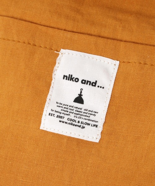 niko and...（ニコアンド）の「オリジナル刺繍巾着ショルダーバッグ（ショルダーバッグ・レディース・オレンジ/グレー/パープル・0）」の11枚目の写真