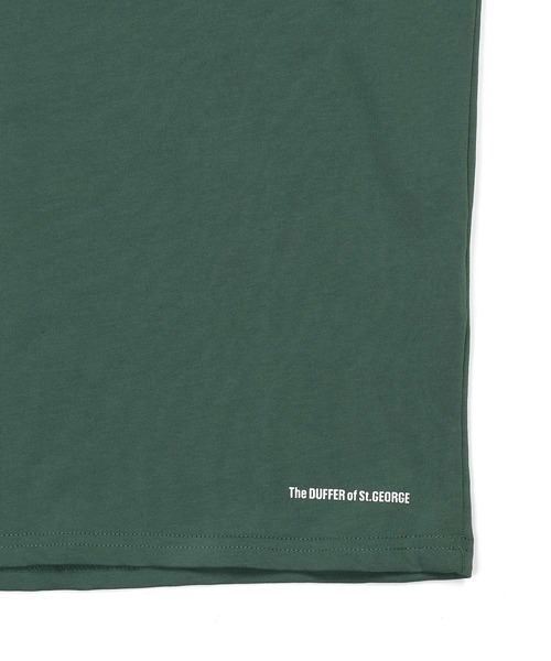 The DUFFER of ST.GEORGE（ザダファーオブセントジョージ）の「BASIC AWESOME TEE：ベーシックデザイン シンプル ワンポイントTシャツ（Tシャツ/カットソー・メンズ・グリーン/ライトピンク/ライトブルー/ブラック/ホワイト/チャコールグレー・X-LARGE/LARGE/MEDIUM/SMALL）」の11枚目の写真