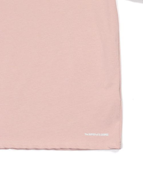 The DUFFER of ST.GEORGE（ザダファーオブセントジョージ）の「BASIC AWESOME TEE：ベーシックデザイン シンプル ワンポイントTシャツ（Tシャツ/カットソー・メンズ・グリーン/ライトピンク/ライトブルー/ブラック/ホワイト/チャコールグレー・X-LARGE/LARGE/MEDIUM/SMALL）」の13枚目の写真