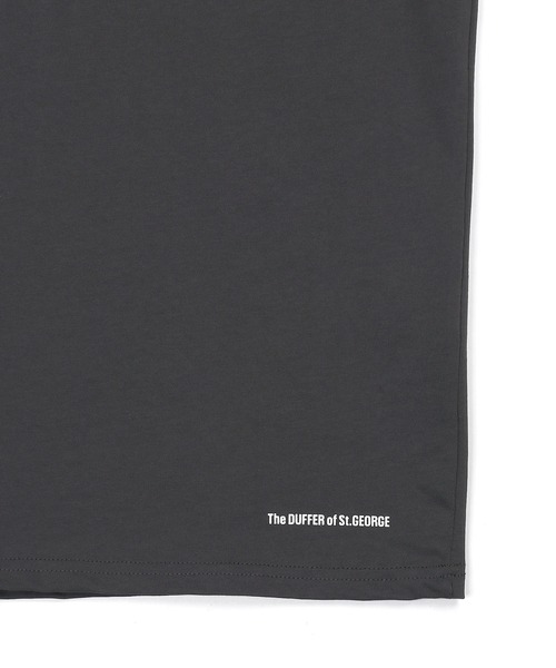 The DUFFER of ST.GEORGE（ザダファーオブセントジョージ）の「BASIC AWESOME TEE：ベーシックデザイン シンプル ワンポイントTシャツ（Tシャツ/カットソー・メンズ・グリーン/ライトピンク/ライトブルー/ブラック/ホワイト/チャコールグレー・X-LARGE/LARGE/MEDIUM/SMALL）」の10枚目の写真