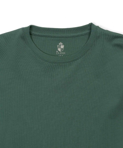 The DUFFER of ST.GEORGE（ザダファーオブセントジョージ）の「BASIC AWESOME TEE：ベーシックデザイン シンプル ワンポイントTシャツ（Tシャツ/カットソー・メンズ・グリーン/ライトピンク/ライトブルー/ブラック/ホワイト/チャコールグレー・X-LARGE/LARGE/MEDIUM/SMALL）」の19枚目の写真