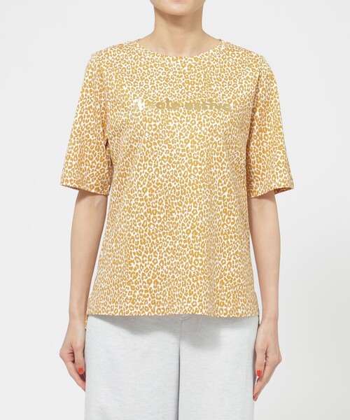 【セール】【ウォッシャブル】パンサーロゴプリントプルオーバーカットソー（Tシャツ/カットソー）｜EVEX by KRIZIA（エヴェックスバイクリツィア）