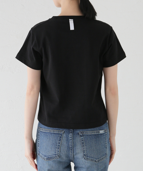 NOMANUAL(NOMANUAL)の「NOMANUAL RAVE T-SHIRT NM52TS0 8M1(Tシャツ/カットソー・レディース・ブラック/ホワイト・SMALL)」の6枚目の写真