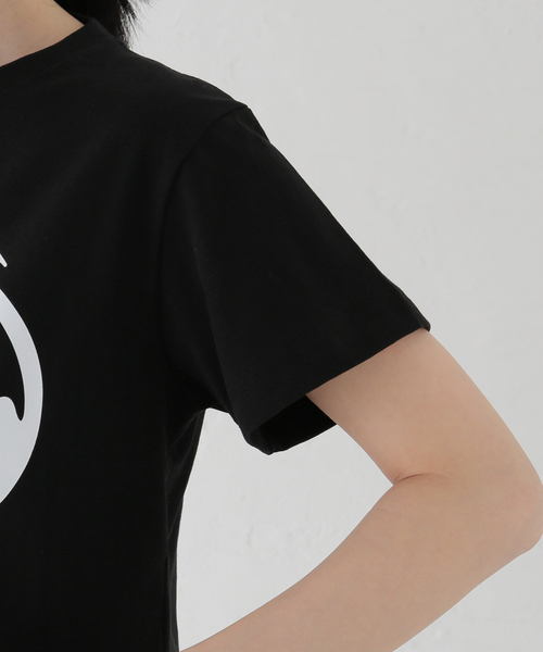 NOMANUAL(NOMANUAL)の「NOMANUAL RAVE T-SHIRT NM52TS0 8M1(Tシャツ/カットソー・レディース・ブラック/ホワイト・SMALL)」の10枚目の写真
