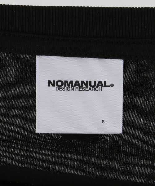 NOMANUAL(NOMANUAL)の「NOMANUAL RAVE T-SHIRT NM52TS0 8M1(Tシャツ/カットソー・レディース・ブラック/ホワイト・SMALL)」の15枚目の写真