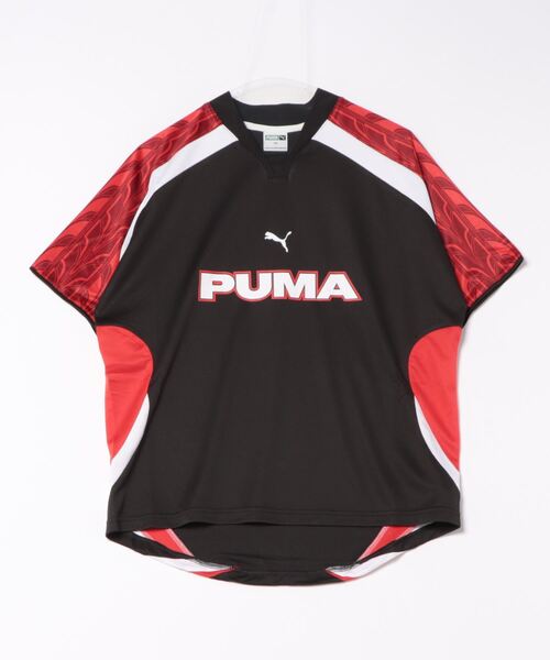 【セール】PUMA プーマ M FOOTBALL JERSEY 2 ショートスリーブ 627936 01BLK（Tシャツ/カットソー）｜PUMA（プーマ）