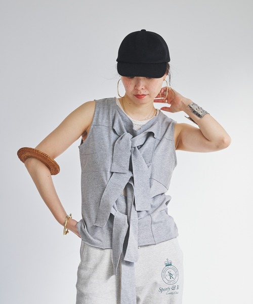 oll(オール)の「ribbon chan(Tシャツ/カットソー・レディース・ホワイト/グレー・FREE)」の21枚目の写真