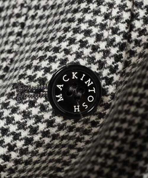 別注】MACKINTOSH / BALFIELD ウール ハウンドトゥース ラグラン
