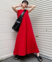 ノースリーブロングワンピース