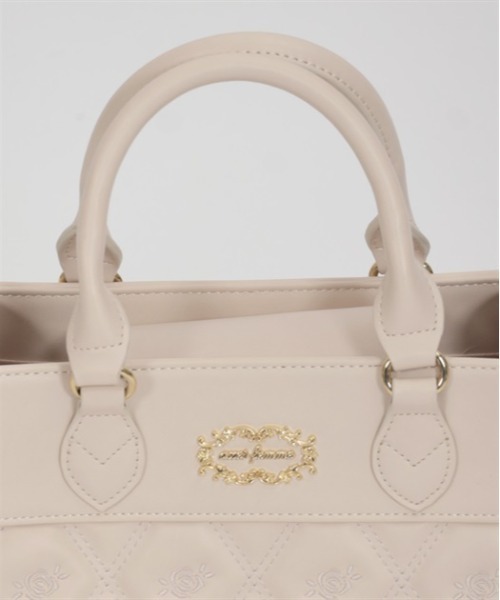 axes femme（アクシーズファム）の「薔薇モチーフキルトバッグ（ショルダーバッグ・レディース・ブラック/ピンク/キナリ・FREE）」の21枚目の写真