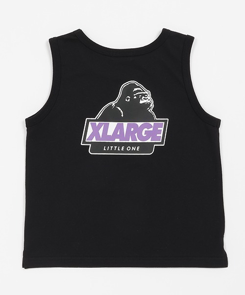 XLARGE KIDS（エクストララージキッズ）の「スランテッドOGゴリラタンクトップ（タンクトップ・キッズ・ブラック/トップグレー/ホワイト・100cm/110cm/90cm/80ｃｍ/140cm/130cm/120cm）」の2枚目の写真