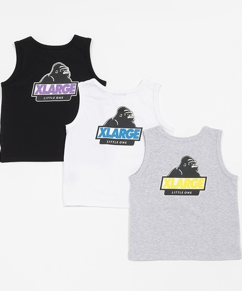 XLARGE KIDS（エクストララージキッズ）の「スランテッドOGゴリラタンクトップ（タンクトップ・キッズ・ブラック/トップグレー/ホワイト・100cm/110cm/90cm/80ｃｍ/140cm/130cm/120cm）」の13枚目の写真