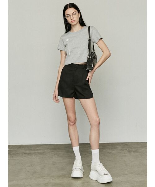 EMODA（エモダ）の「ポイントリボンTシャツ（Tシャツ/カットソー・レディース・ホワイト/ブラック/ブルー/グリーン/グレー・FREE）」の21枚目の写真