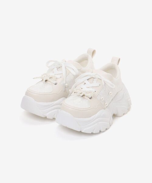 2WAYリボンスニーカー MAJESTIC LEGON｜厚底2WAYリボンスニーカー | Rakuten Fashion
