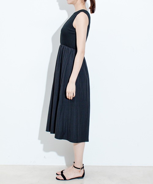 Jayro（ジャイロ）の「ノースリーブワンピース（ワンピース・レディース・カーキ/イエロー/ブラック/ホワイト・FREE）」の12枚目の写真