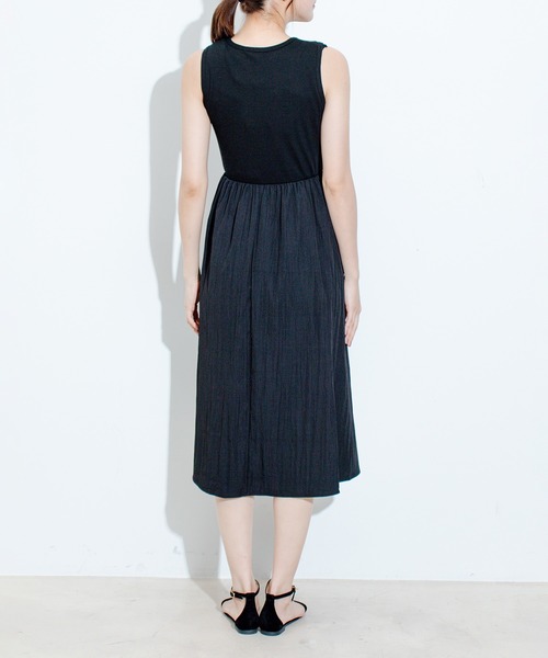 Jayro（ジャイロ）の「ノースリーブワンピース（ワンピース・レディース・カーキ/イエロー/ブラック/ホワイト・FREE）」の13枚目の写真