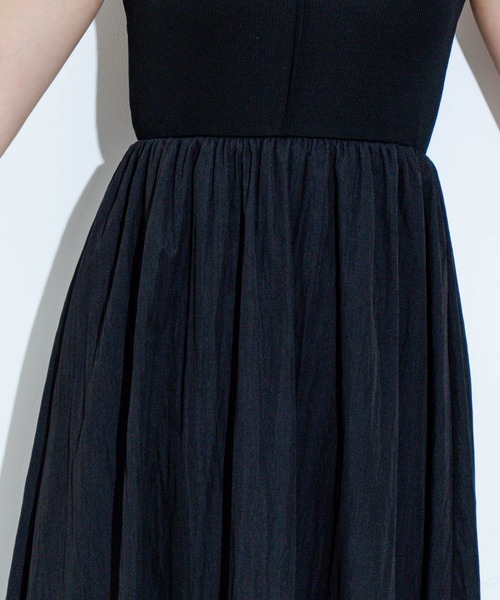 Jayro（ジャイロ）の「ノースリーブワンピース（ワンピース・レディース・カーキ/イエロー/ブラック/ホワイト・FREE）」の16枚目の写真