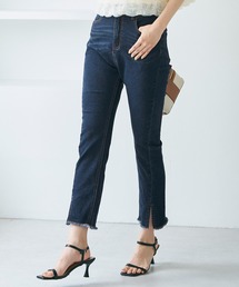 coca（coca） | ストレッチ裾スリットデニム(デニムパンツ)