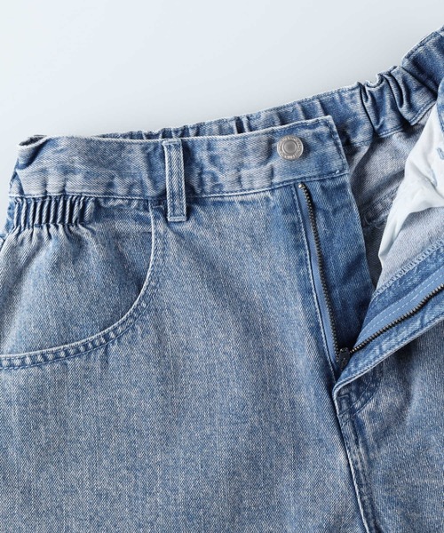 BACK NUMBER(バックナンバー)の「【BACK NUMBER】デニムフリンジショートパンツ(デニムパンツ・レディース・ライトインディゴブルー/ダークインディゴブルー・M/L)」の17枚目の写真