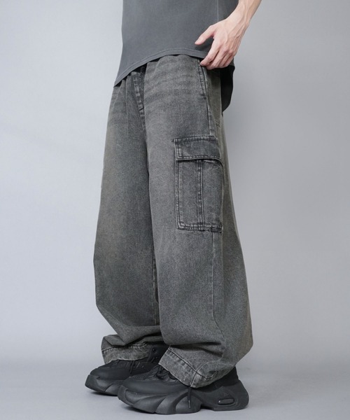 Roen デニムパンツ（32）黒　ビンテージ加工 Roen デニムパンツ（32）黒 ビンテージ加工 - メルカリ