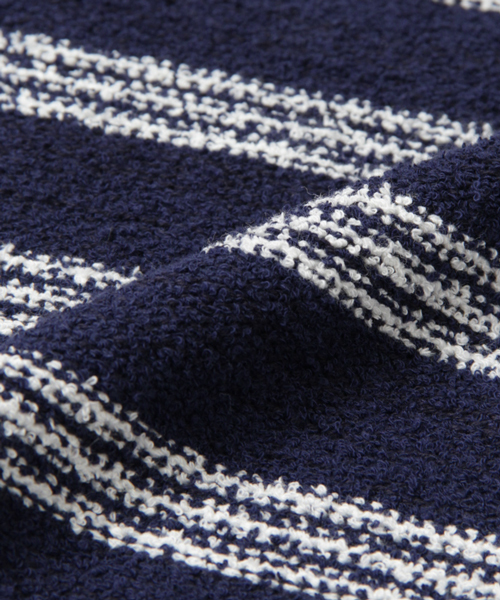 URBAN RESEARCH DOORS MENS（アーバンリサーチ ドアーズ メンズ）の「DOORS ブークレボーダーC/Nニット（ニット/セーター・メンズ・オフホワイト/ネイビー・38/40）」の11枚目の写真