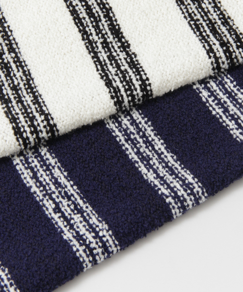 URBAN RESEARCH DOORS MENS（アーバンリサーチ ドアーズ メンズ）の「DOORS ブークレボーダーC/Nニット（ニット/セーター・メンズ・オフホワイト/ネイビー・38/40）」の14枚目の写真