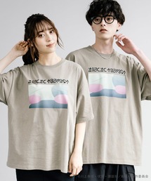 アニメコラボ 転生したらスライムだった件 場面写「リムル」 オーバーサイズ半袖プリントTシャツ/カットソー