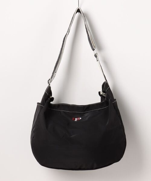 JUGLANS(ユグランス)の「【SPALDING】COLLEGE SHOULDER BAG / スポルディング 底面ロゴプリント ショルダーバッグ(ショルダーバッグ・メンズ・ブラック/ネイビー/ワイン・FREE)」の2枚目の写真