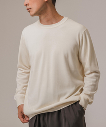 EDIFICE | 14ゲージ ウール クルーネックニット(ニット/セーター)