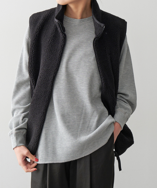 Spick & Span(スピックアンドスパン)の「LOT/SMPL-010 REGULAR LS(Tシャツ/カットソー・レディース・ホワイト/チャコールグレー/ライトグレー・FREE)」の21枚目の写真