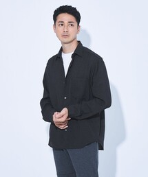 green label relaxing | 【WEB限定】JUST fit ツイードライク 長袖 シャツ(シャツ/ブラウス)