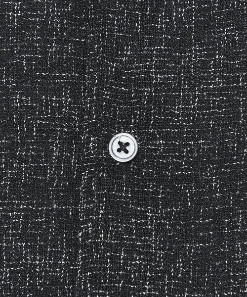green label relaxing（グリーンレーベルリラクシング）の「【WEB限定】JUST fit ツイードライク 長袖 シャツ（シャツ/ブラウス・メンズ・ネイビー/ブラック・S/M/L/XL）」の15枚目の写真