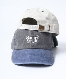 Sunny Smith（サニースミス）の「Sunnysmith SUNNY SMITH ヤシの木ロゴ刺繍ピグメント バイカラーCap（キャップ）」