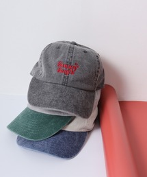 Sunny Smith（サニースミス）の「Sunnysmith SUNNY SMITH ヤシの木ロゴ刺繍ピグメント バイカラーCap（キャップ）」