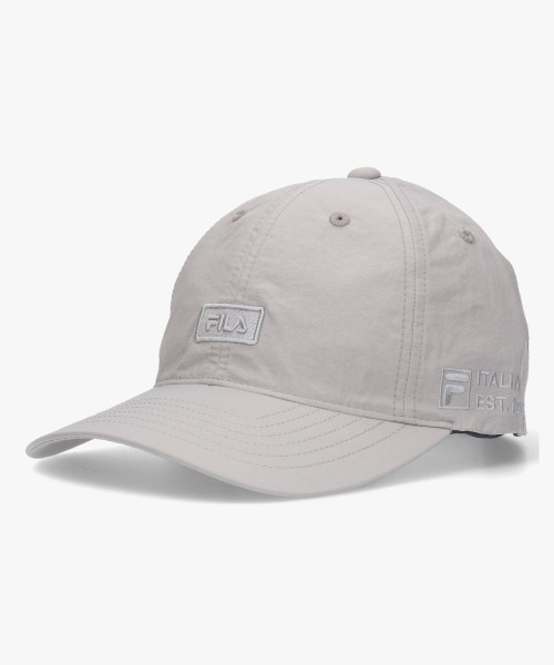 FILA（フィラ）の「FILA  RE NYLON DEEP CROWN CAP / フィラ（キャップ・レディース・グレー/ブラック/ベージュ・FREE）」の2枚目の写真
