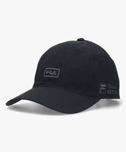 FILA（フィラ）の「FILA  RE NYLON DEEP CROWN CAP / フィラ（キャップ・レディース・グレー/ブラック/ベージュ・FREE）」の4枚目の写真