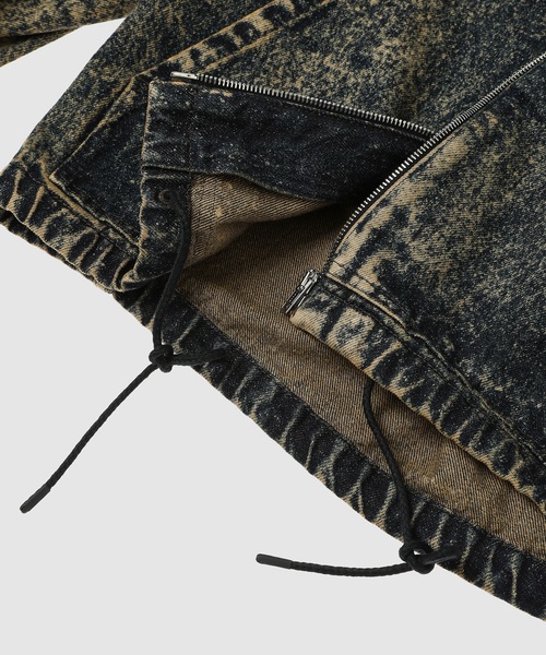 MARNI(マルニ)の「MARBLE DYED / フーディブルゾン(デニムジャケット・メンズ・ブルー系・48(L))」の5枚目の写真