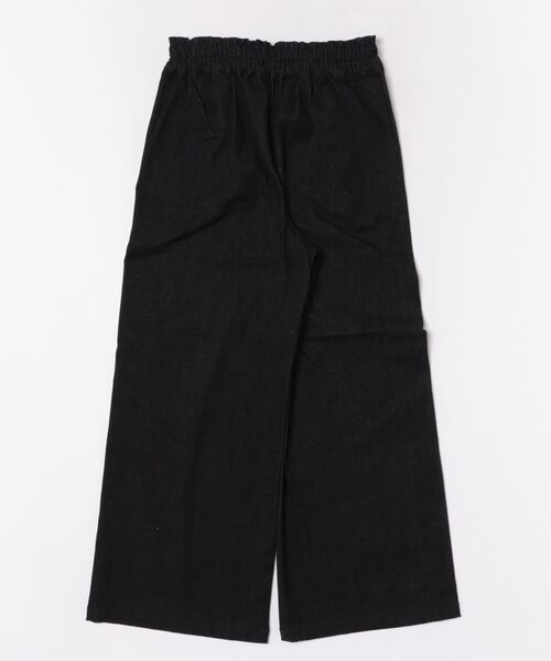 Three Four Time(スリーフォータイム)の「イージーワイドストレッチパンツ(スラックス・レディース・ブラック・FREE)」の2枚目の写真