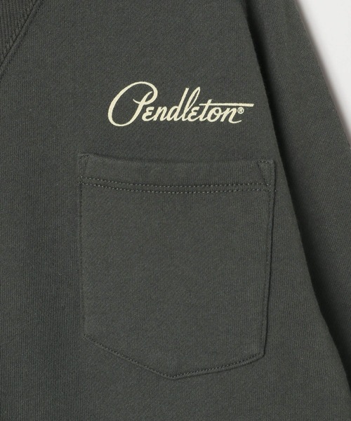 PENDLETON（ペンドルトン）の「【PENDLETON(ペンドルトン)】別注スウェット(KIDS)（スウェット・キッズ・チャコール/グレー/ブルー・110cm/120cm/130cm/140cm/150cm）」の18枚目の写真