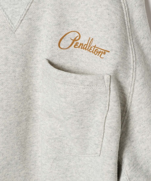 PENDLETON（ペンドルトン）の「【PENDLETON(ペンドルトン)】別注スウェット(KIDS)（スウェット・キッズ・チャコール/グレー/ブルー・110cm/120cm/130cm/140cm/150cm）」の20枚目の写真