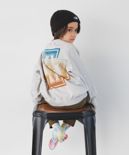 PENDLETON（ペンドルトン）の「【PENDLETON(ペンドルトン)】別注スウェット(KIDS)（スウェット・キッズ・チャコール/グレー/ブルー・110cm/120cm/130cm/140cm/150cm）」の10枚目の写真